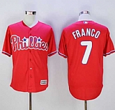 Philadelphia Phillies #7 Maikel Franco Red New Cool Base Stitched Baseball Jersey,baseball caps,new era cap wholesale,wholesale hats